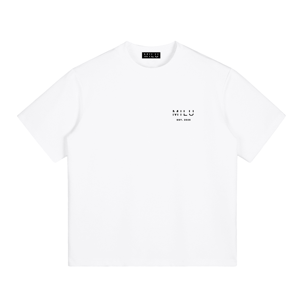 Back to Basics Unisex Tee - White - MILU Clothing