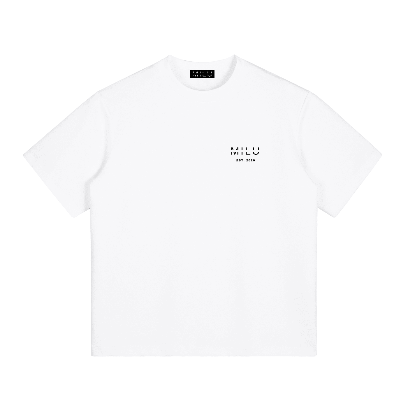 Back to Basics Unisex Tee - White - MILU Clothing