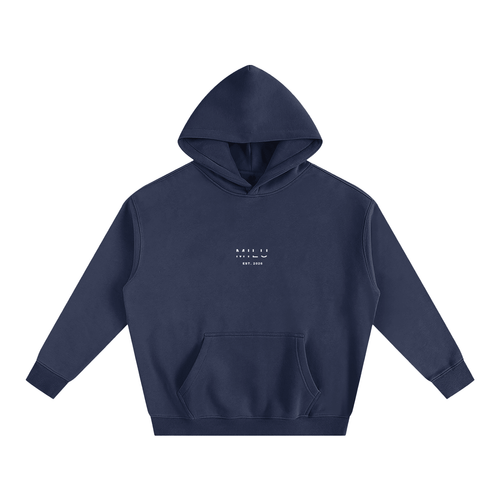 Back to Basics Unisex Hoodie - Navy Blue - MILU Clothing