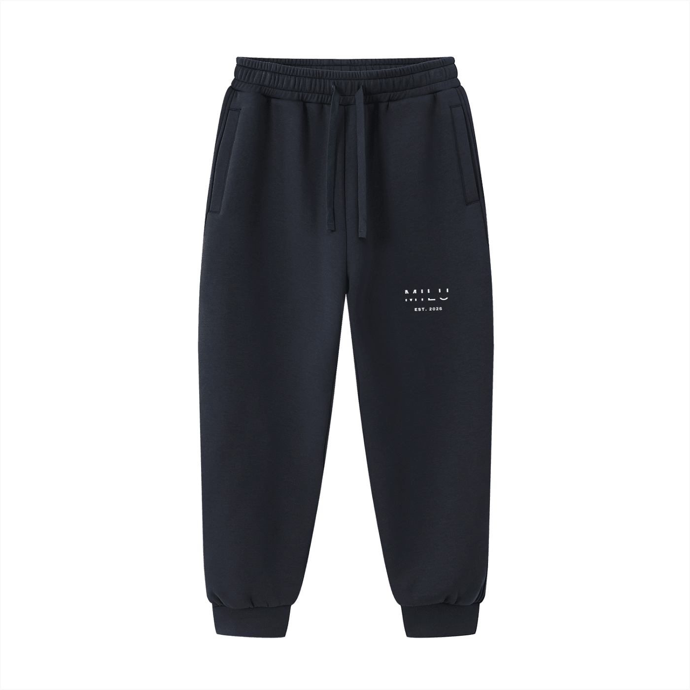 Back to Basics Unisex Tracksuit Pants - Navy Blue - MILU Clothing