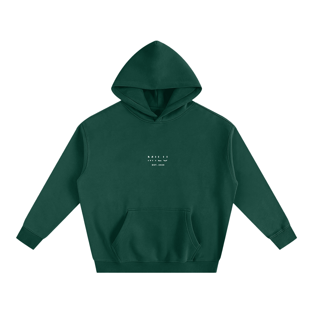 Back to Basics Unisex Hoodie - Green - MILU Clothing