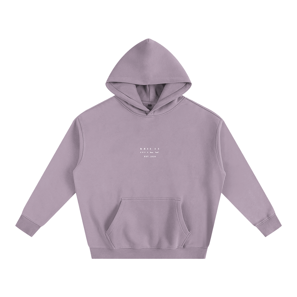 Back to Basics Unisex Hoodie - Purple - MILU Clothing
