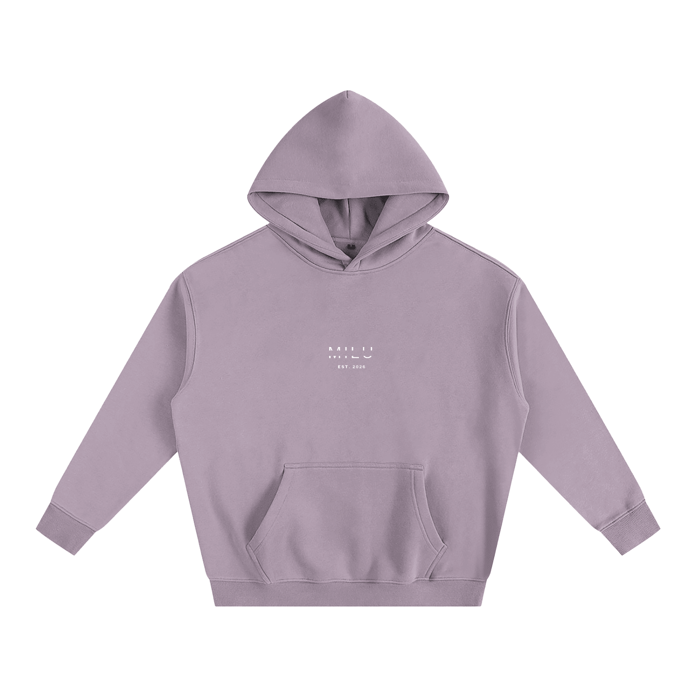 Back to Basics Unisex Hoodie - Purple - MILU Clothing