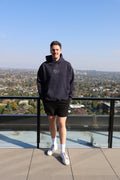 Back to Basics Unisex Hoodie - Navy Blue - MILU Clothing
