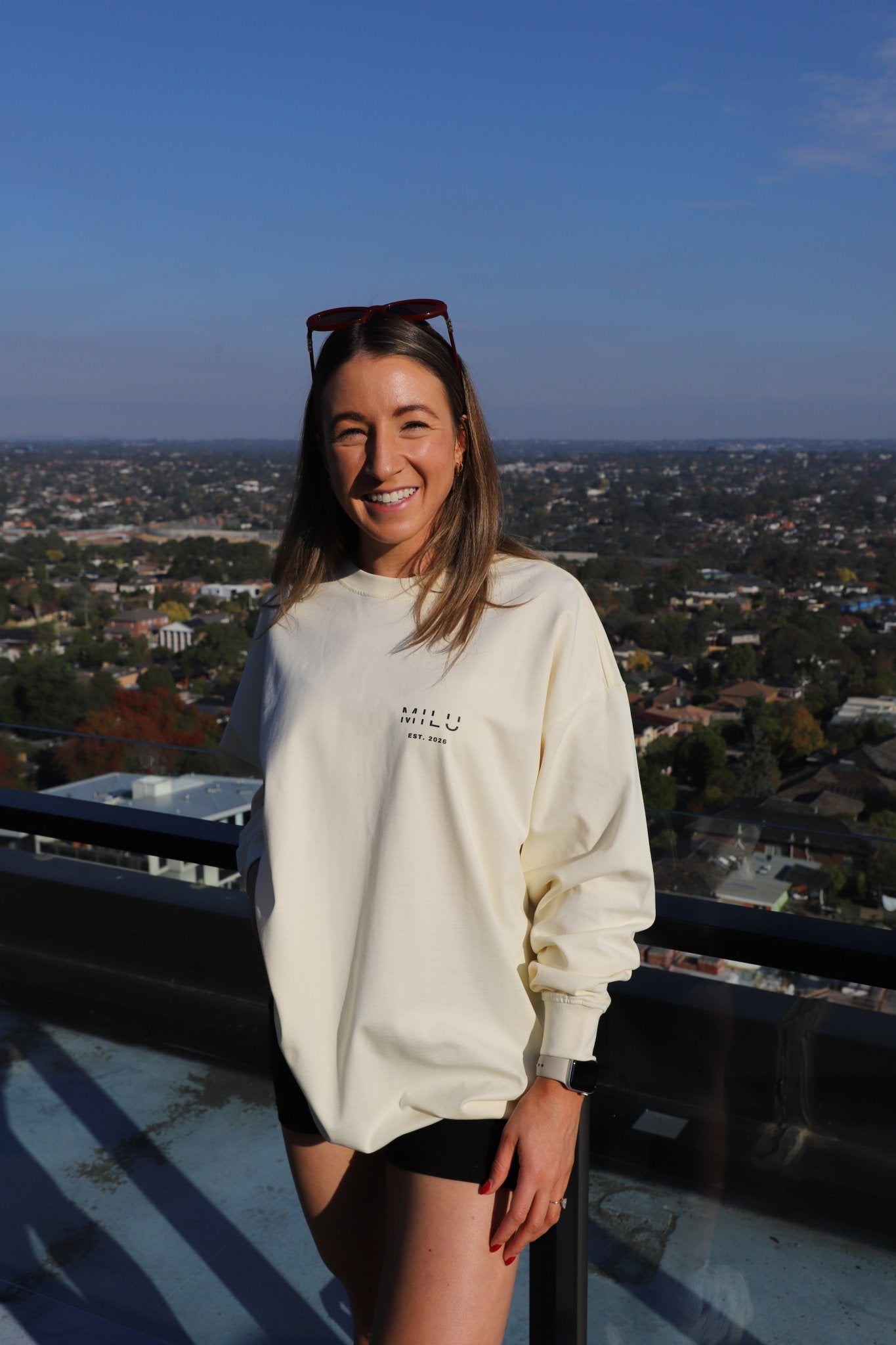 Back to Basics Unisex Long Sleeve Tee - Cream - MILU Clothing