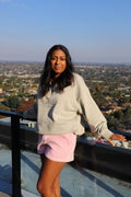 Back to Basics Women's Fleece Shorts - Pink - MILU Clothing