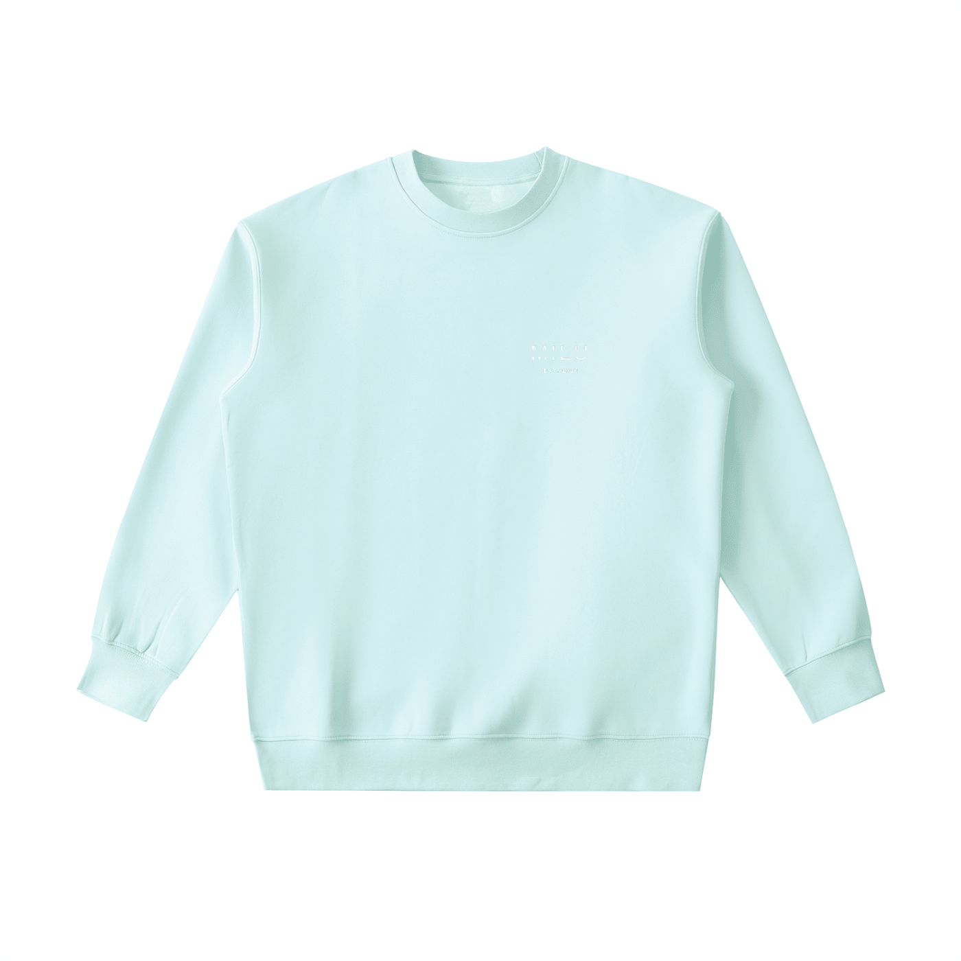 Back to Basics Unisex Crewneck Sweatshirt - Arctic Blue - MILU Clothing