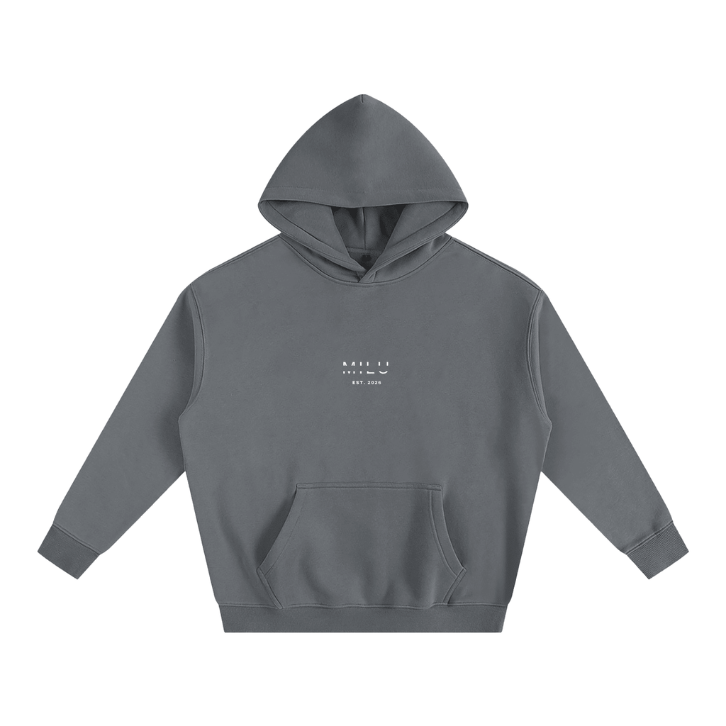Back to Basics Unisex Hoodie - Dark Grey - MILU Clothing