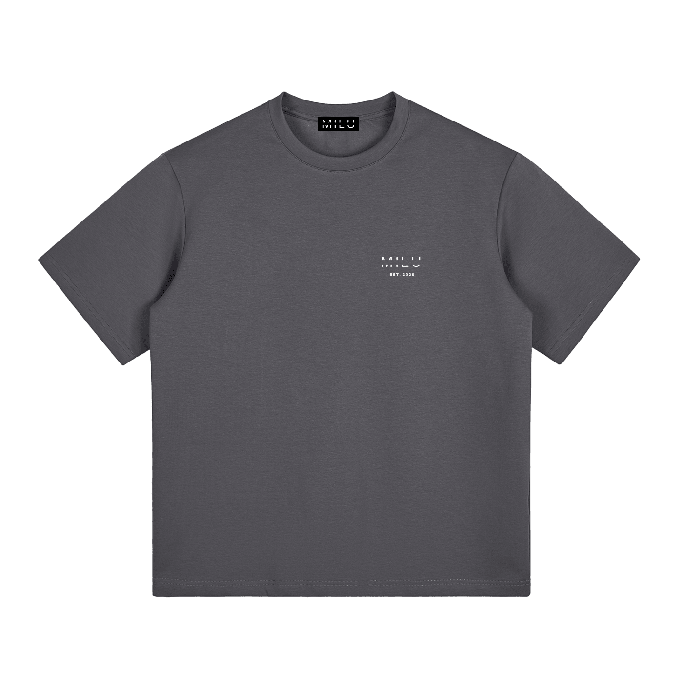 Back to Basics Unisex Tee - Charcoal Grey - MILU Clothing