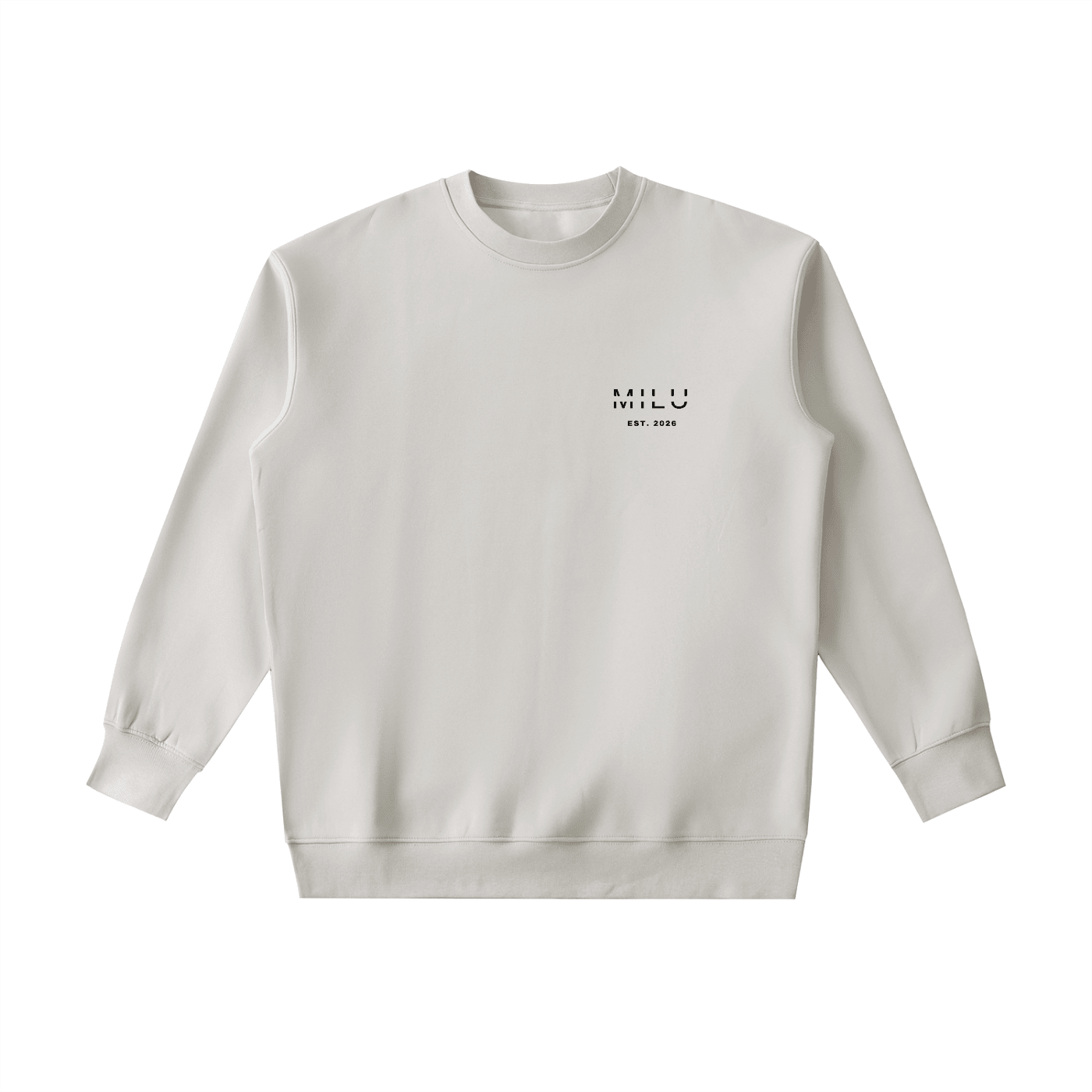 Back to Basics Unisex Crewneck Sweatshirt - Cream - MILU Clothing