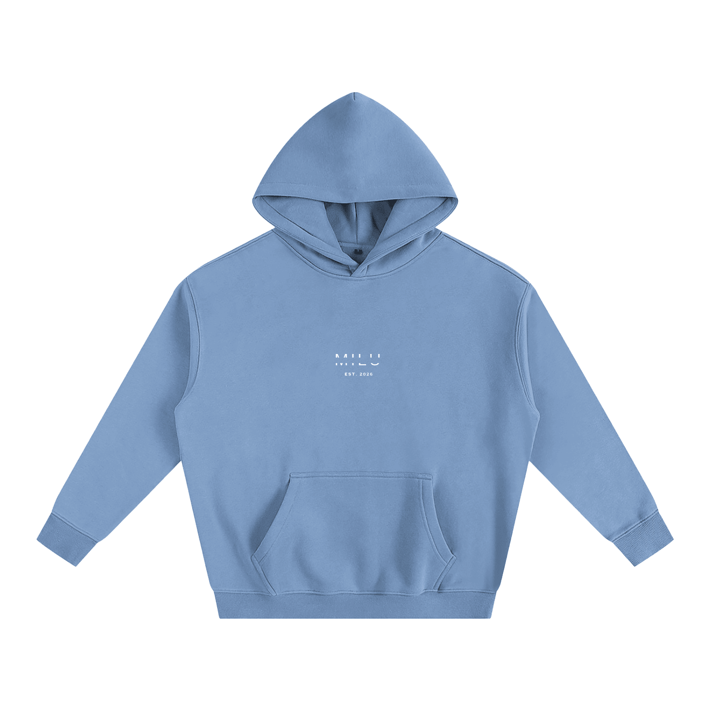 Back to Basics Unisex Hoodie - Sky Blue - MILU Clothing